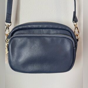 Pom Pom London Original Bag in Slate Blue